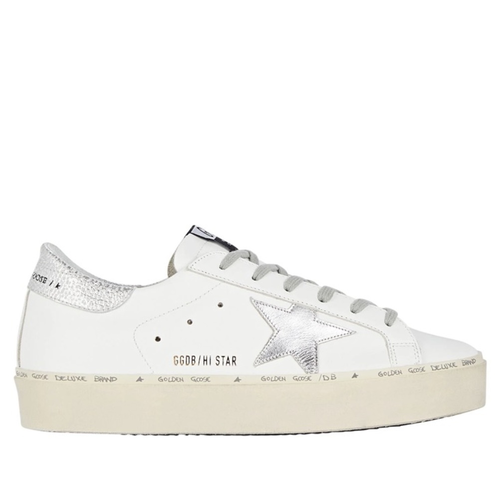 Authentic Golden Goose Hi Star Sneakers